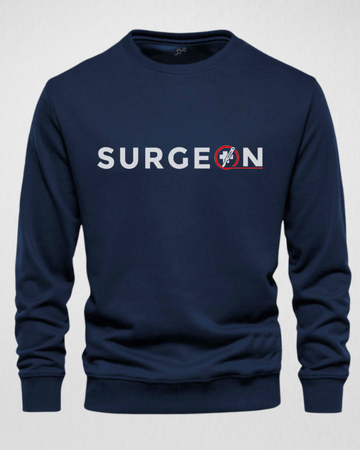 SURGEON Edition Warm Fleece Sweatshirt – Choose Front or Back Print (Code 4204)