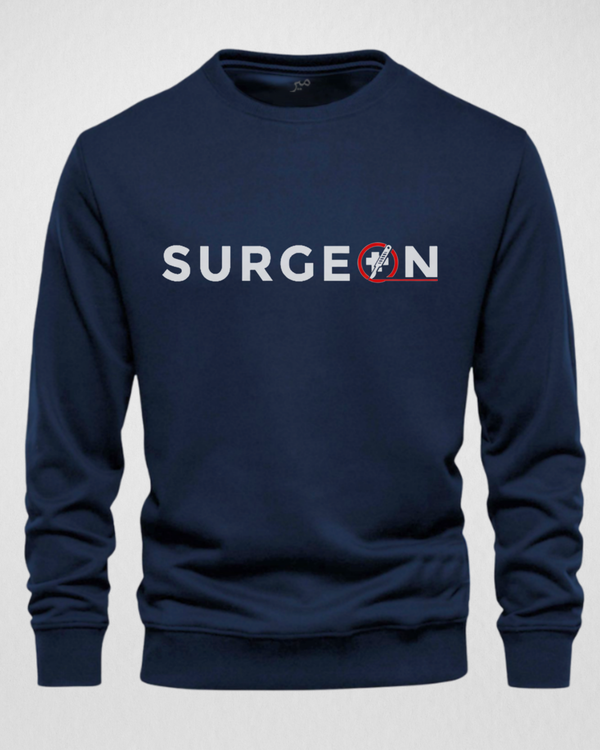 SURGEON Edition Warm Fleece Sweatshirt – Choose Front or Back Print (Code 4204)