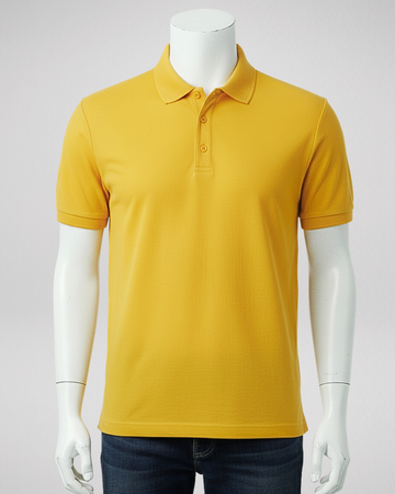 Yellow Polo Shirt – Premium Quality & Comfortable Wear (Code 4439)