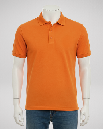Orange Polo Shirt – Premium Quality & Comfortable Wear (Code 3330)