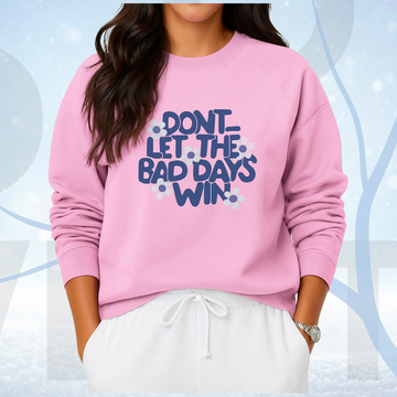 Pink Women's Printed Sweatshirt – Warm and Stylish Fleece (3482)