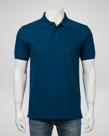 Petroleum Blue Polo Shirt – Premium Quality & Comfortable Wear (Code 4444)