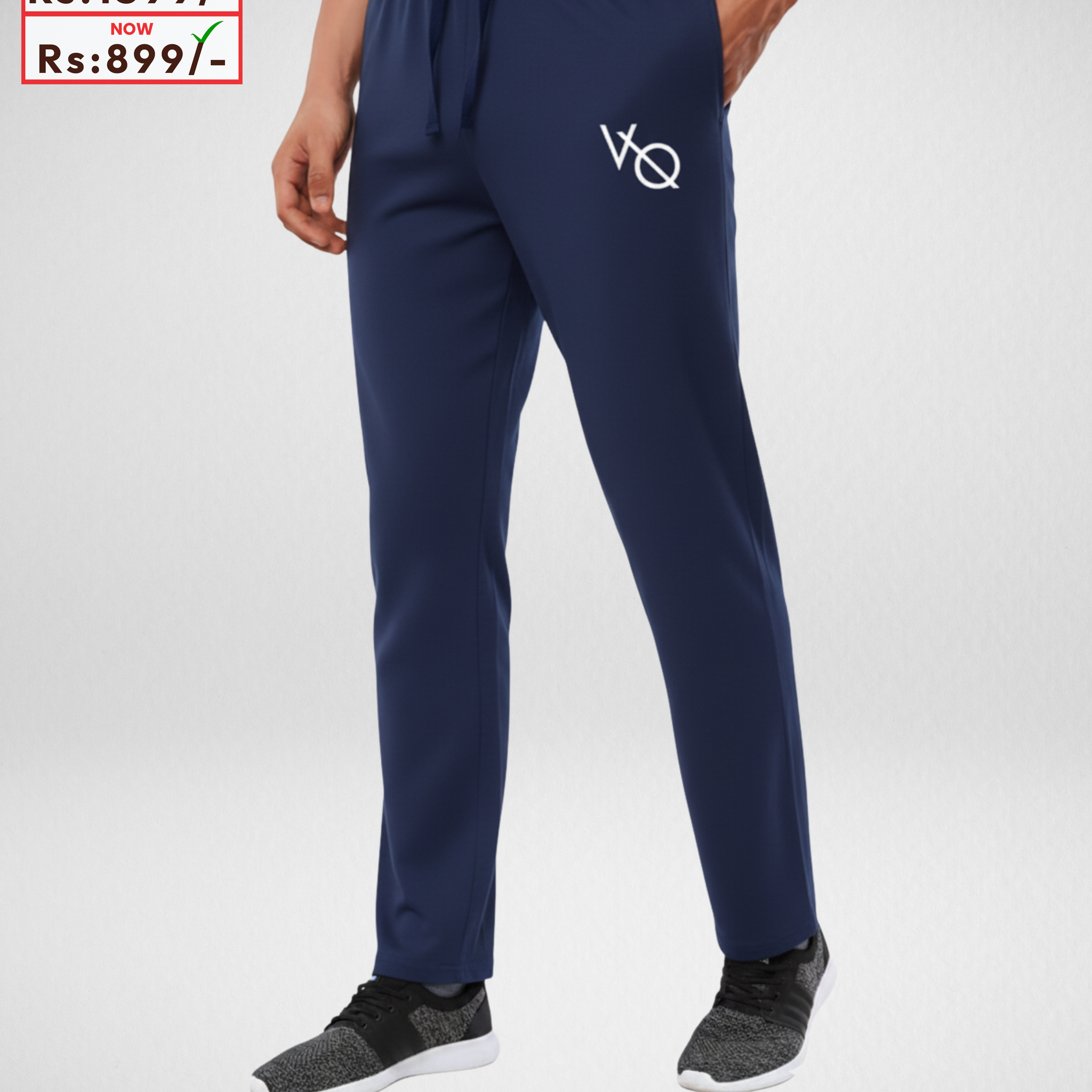 Sleep Wear Navy Jersey VO Trouser for Men (3873)