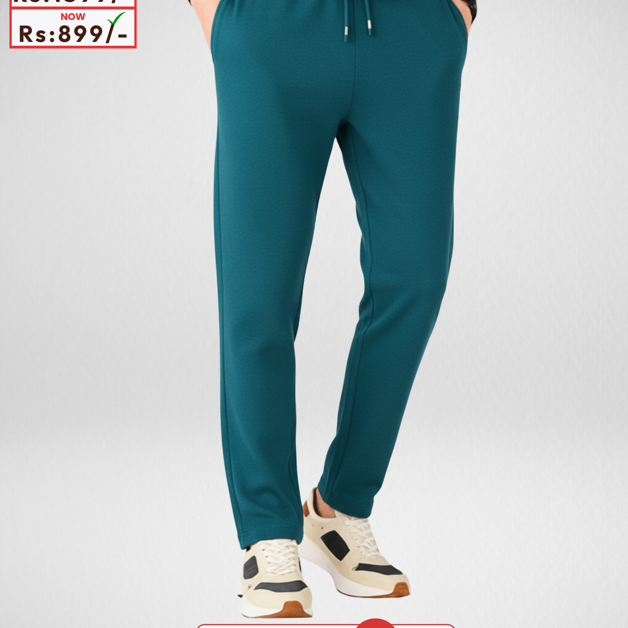 Sleep Wear Turquoise Trouser for Men (Code 3881)