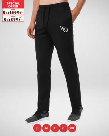 Sleep Wear Black Jersey  VO Trouser for Men (3874)