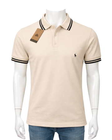Imported Cream Polo T-Shirt (Code 4857)