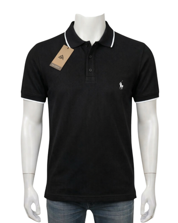 Imported Black Polo T-Shirt (Code 4858)