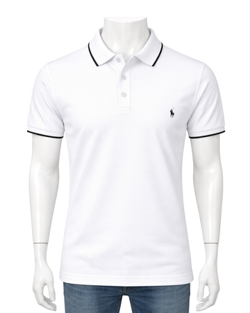 Imported White Polo T-Shirt (Code 4867)