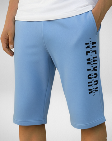 Men’s Knee Length Sky Blue Shorts(Code 4710)