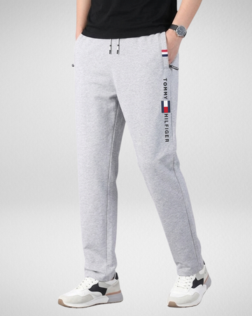 Activewear Jogger Champion Pants Heather Grey Edition with Zip Pockets (Code 4918)