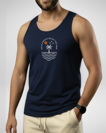 Navy Blue Sandos FreeStyle Printed– Premium Quality & Comfortable Wear (Code 4551)