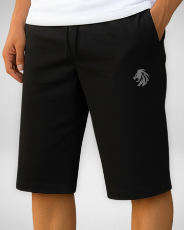 Men’s Knee Length Black Shorts(Code 4715)