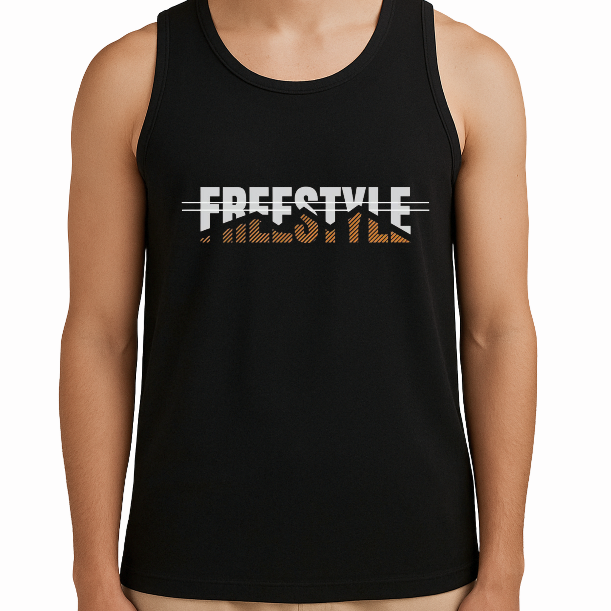 Black Sandos FreeStyle Printed– Premium Quality & Comfortable Wear (3403)