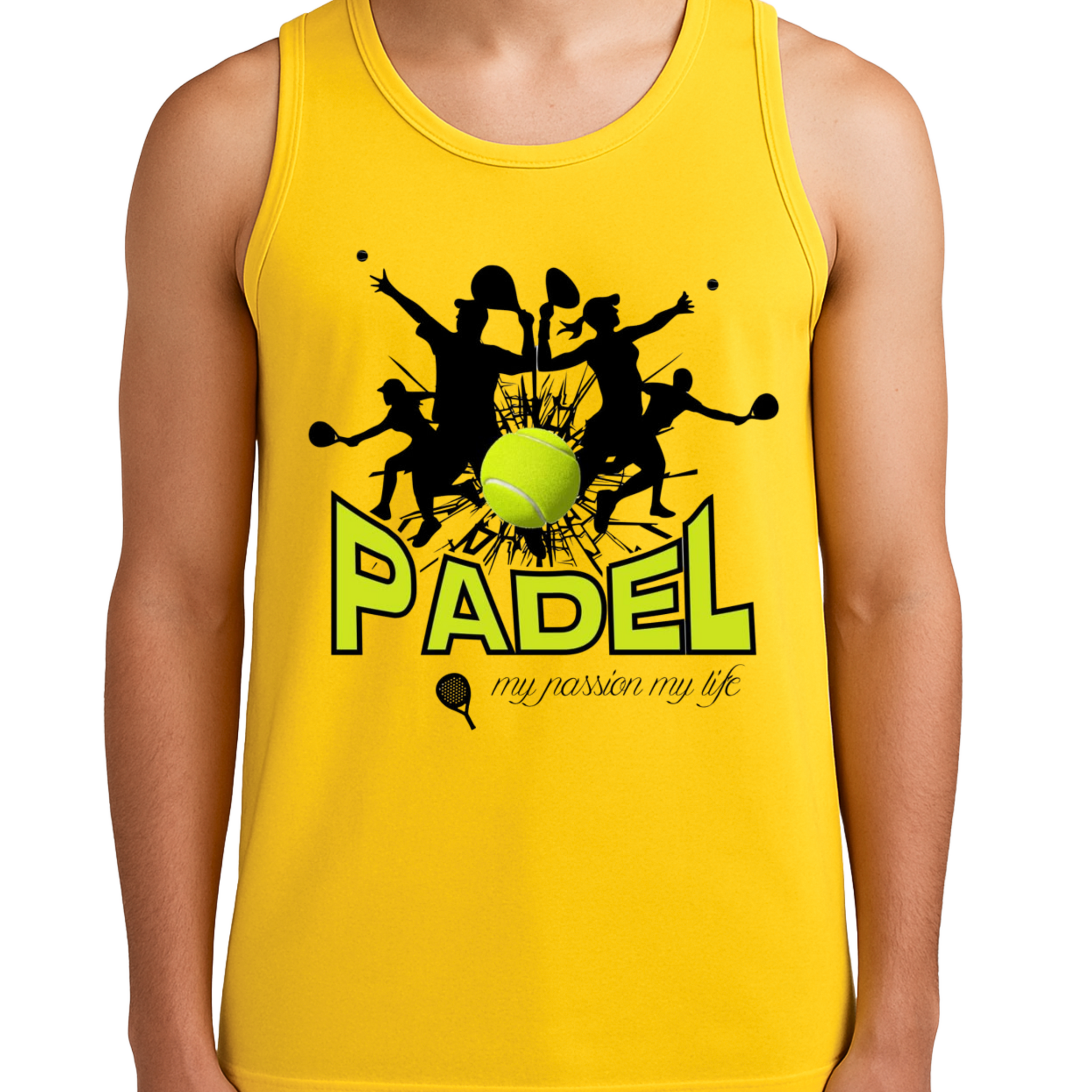 Yellow Sandos Padel – Premium Quality & Comfortable Wear (3343)