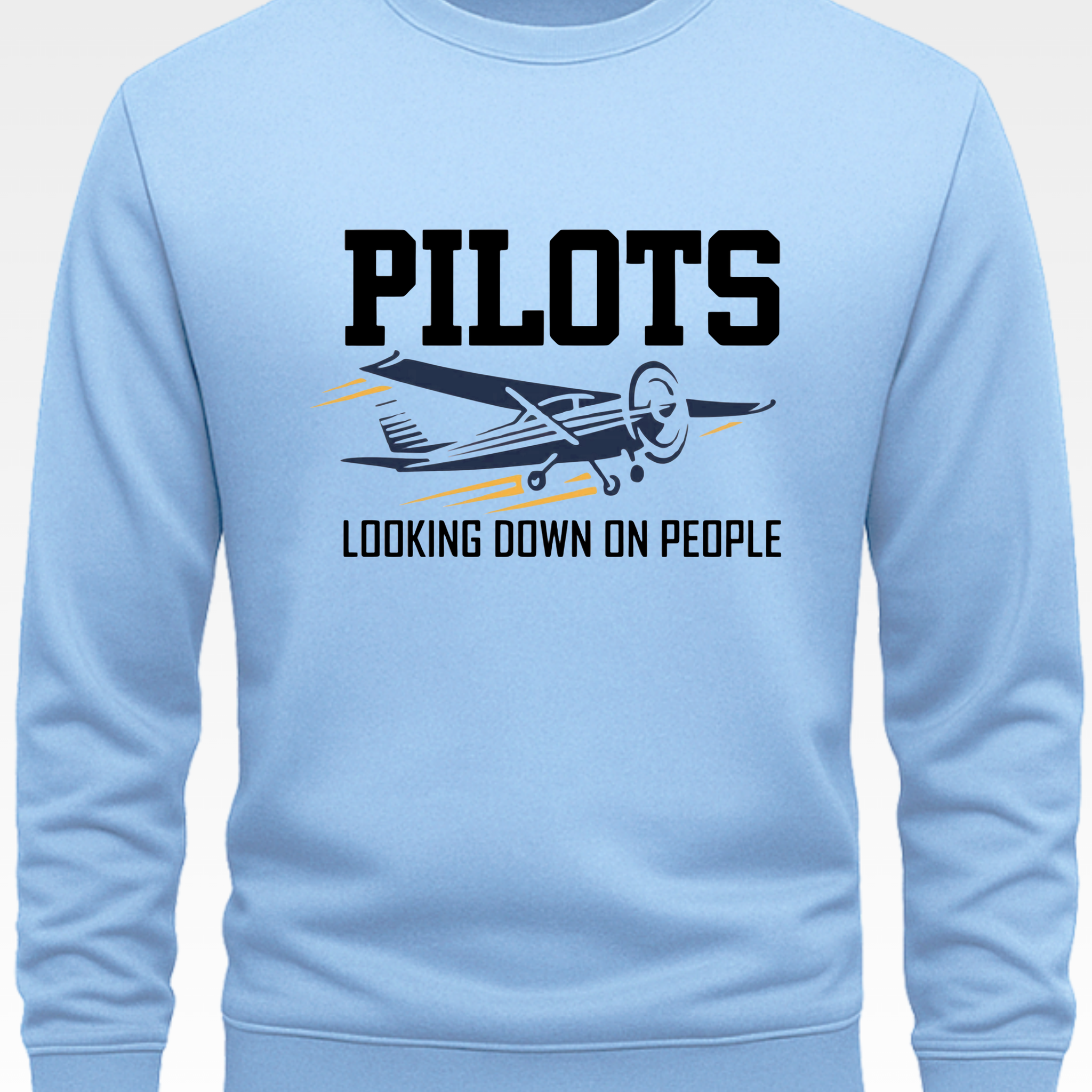 Pilot Edition Warm Fleece Sweatshirt – Choose Front or Back Print (Code 4194)