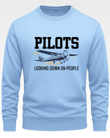 Pilot Edition Warm Fleece Sweatshirt – Choose Front or Back Print (Code 4194)