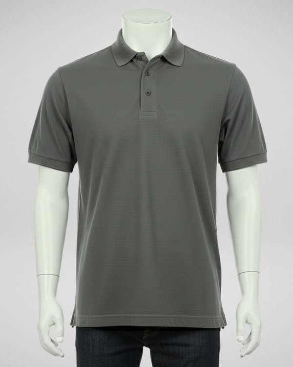 Grey Polo Shirt – Premium Quality & Comfortable Wear (Code 3198)