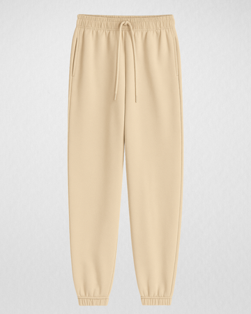 Beige Women's Ripped Ankle Trousers (3746)