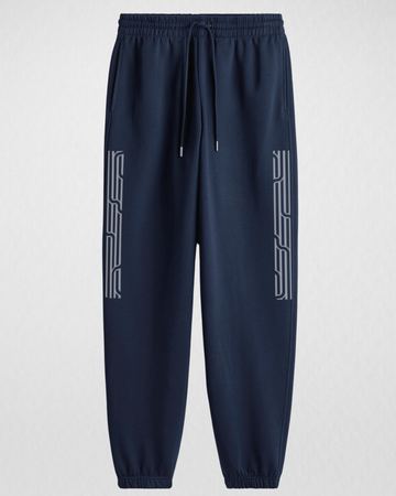 Blue Everday Versatile Printed Trouser (Code 4613)