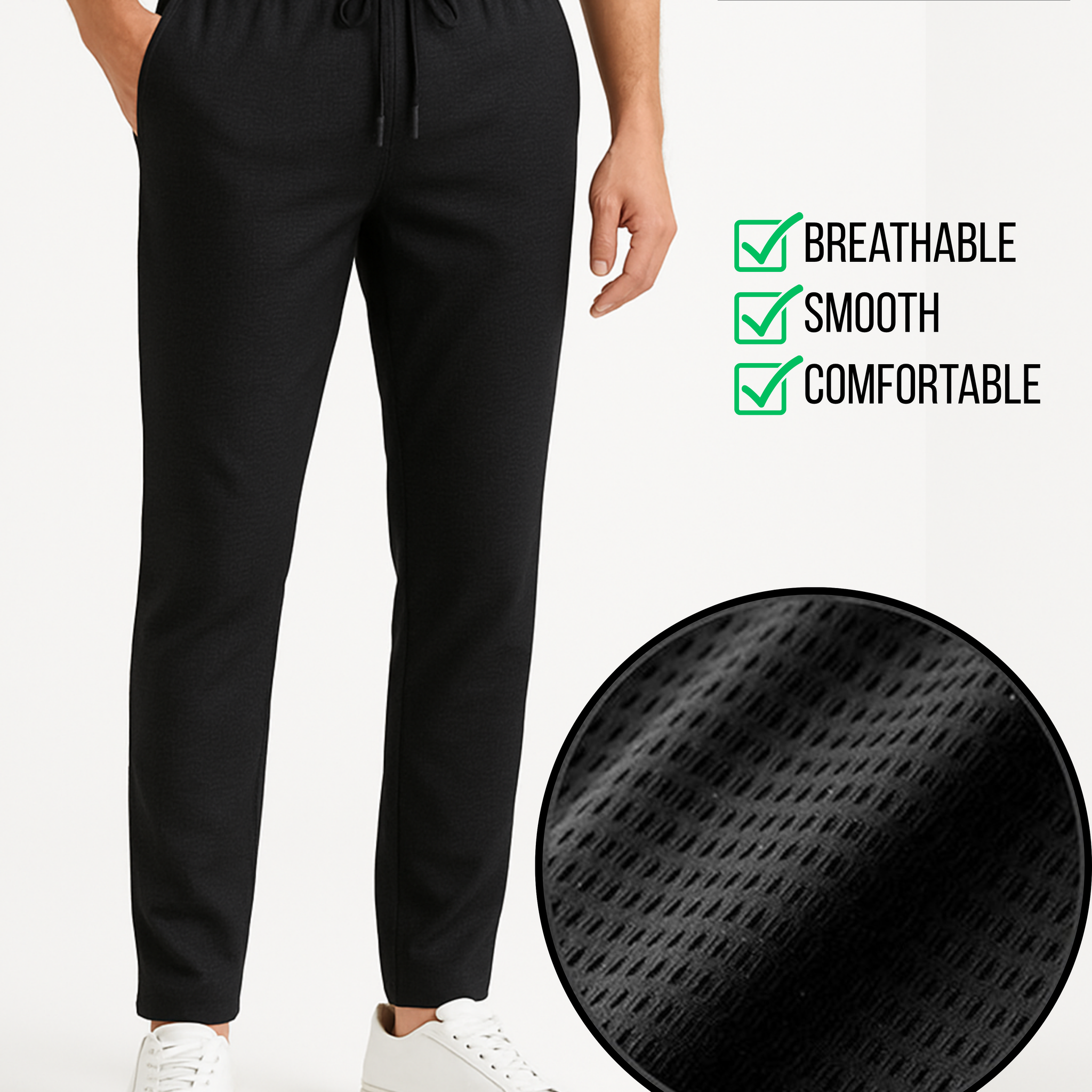 Men’s Dry Fit Trouser Breathable – Soft & Comfortable (3327)