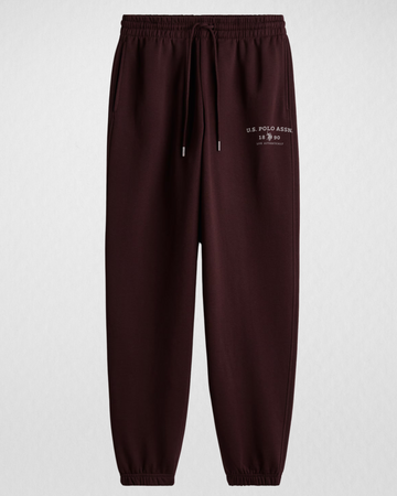 Maroon Printed Sweatpant Warm & Comfortable Fleece (3515)