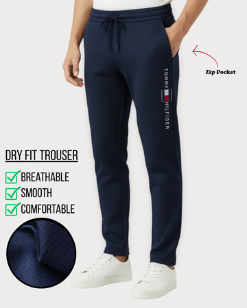 Men’s Dry Fit Trouser Breathable Navy – Soft & Comfortable (Code 4590)