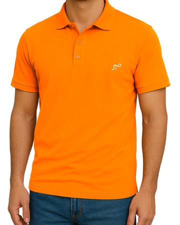 Meer Orange Polo T-Shirt – Stylish & Comfortable (3300)