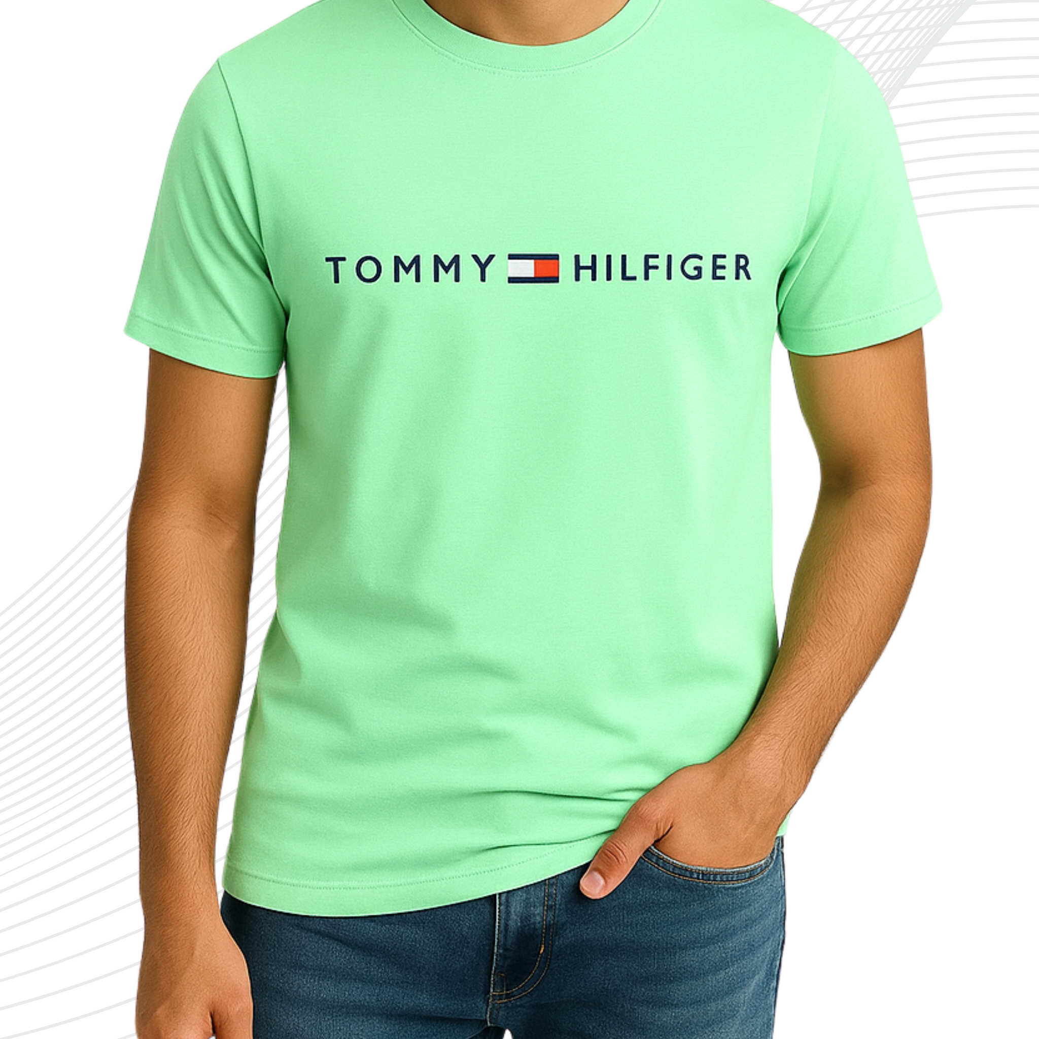 Premium Printed T-Shirt – Cotton Jersey Fabric (3285)