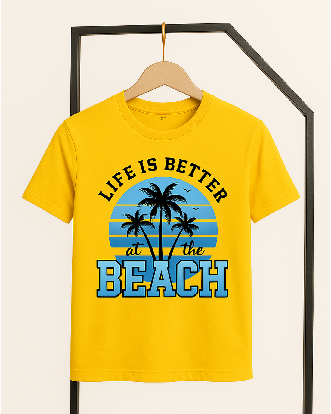 Premium Life Printed T-Shirt – Cotton Jersey Fabric (3286)
