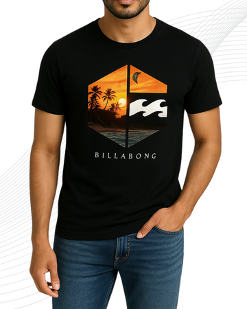 Premium Billabong Printed T-Shirt for Men – Cotton Jersey Fabric (3289)