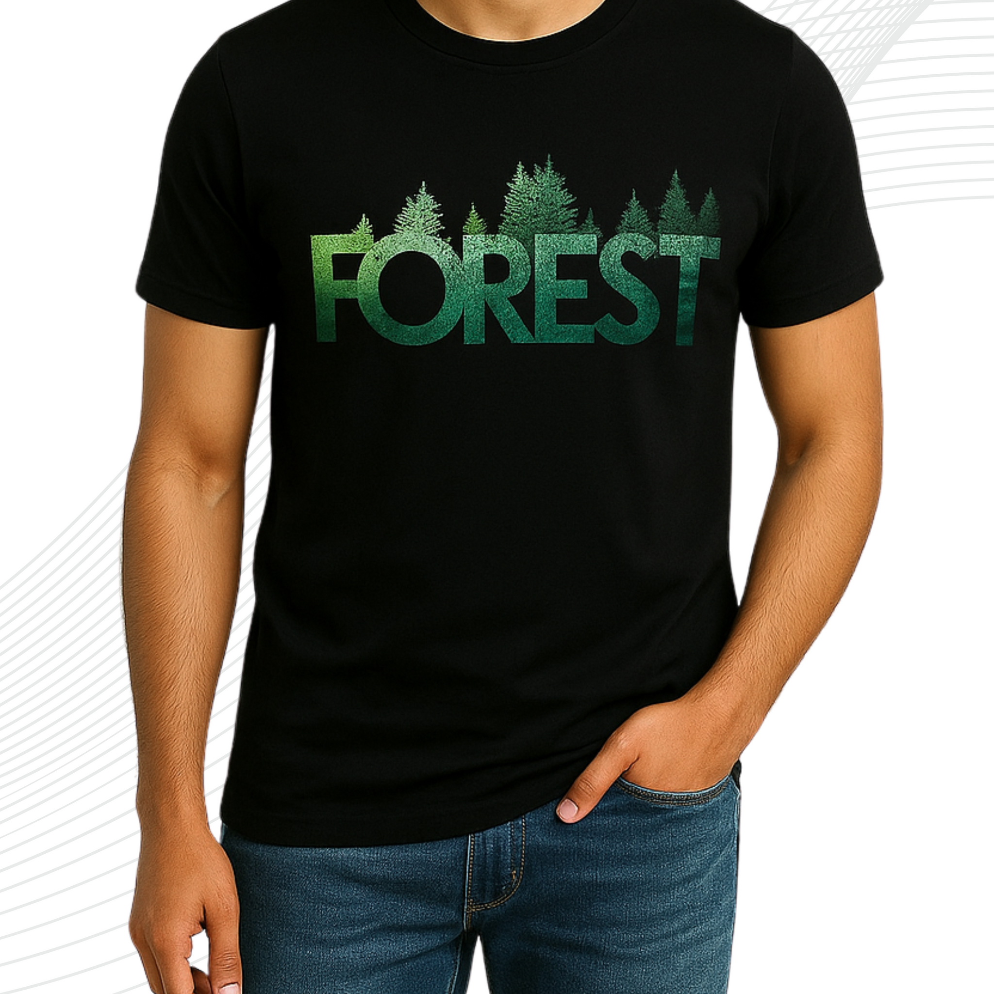 Premium Sports Printed T-Shirt/Tee for Men – Cotton Jersey Fabric (3290)