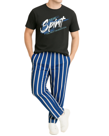 Printed T-Shirt And Stylish Trouser Summer Suit (3312)