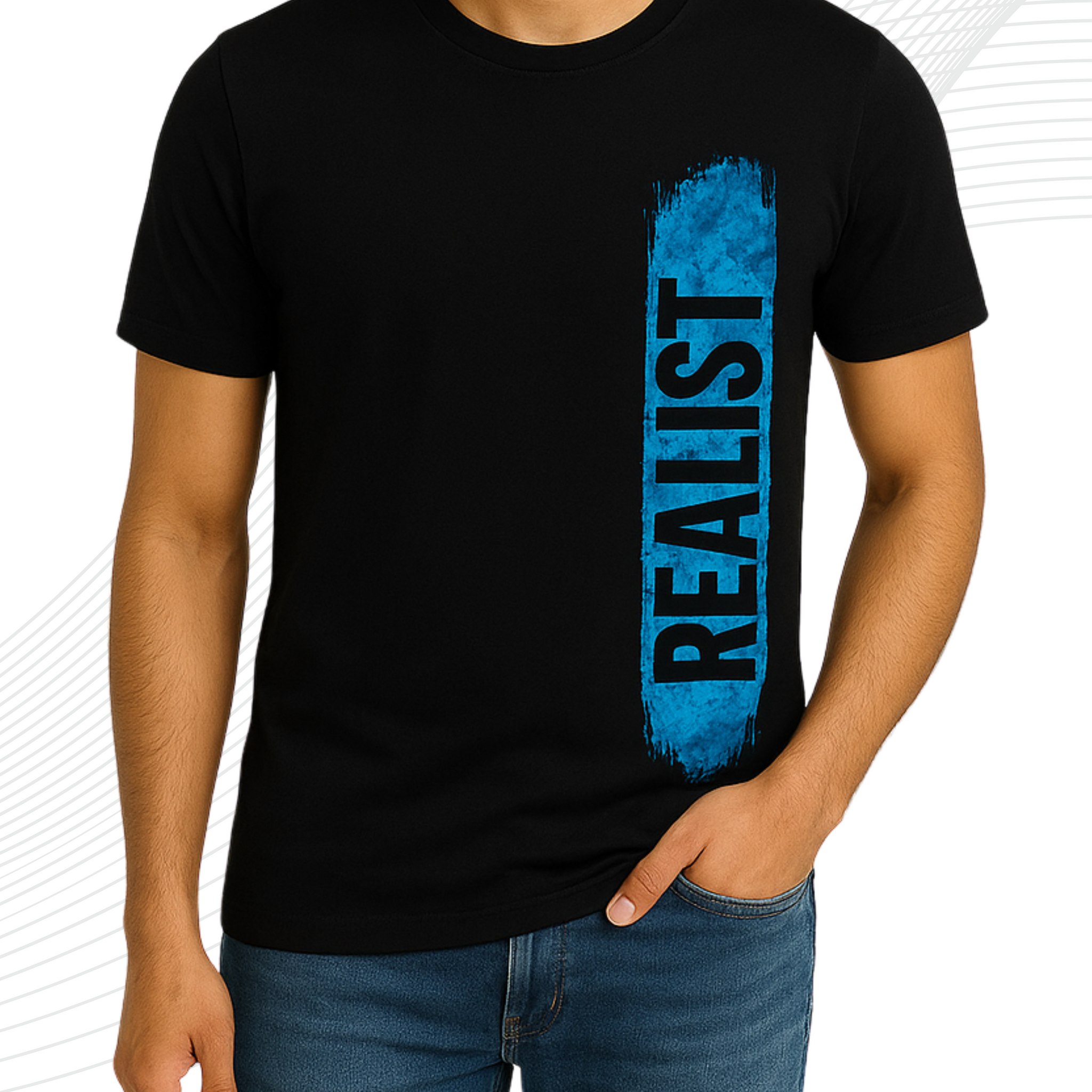 Premium Sports Printed T-Shirt/Tee for Men – Cotton Jersey Fabric (3293)