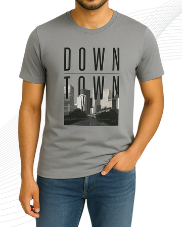 Premium Sports Printed T-Shirt/Tee for Men – Cotton Jersey Fabric (3294)