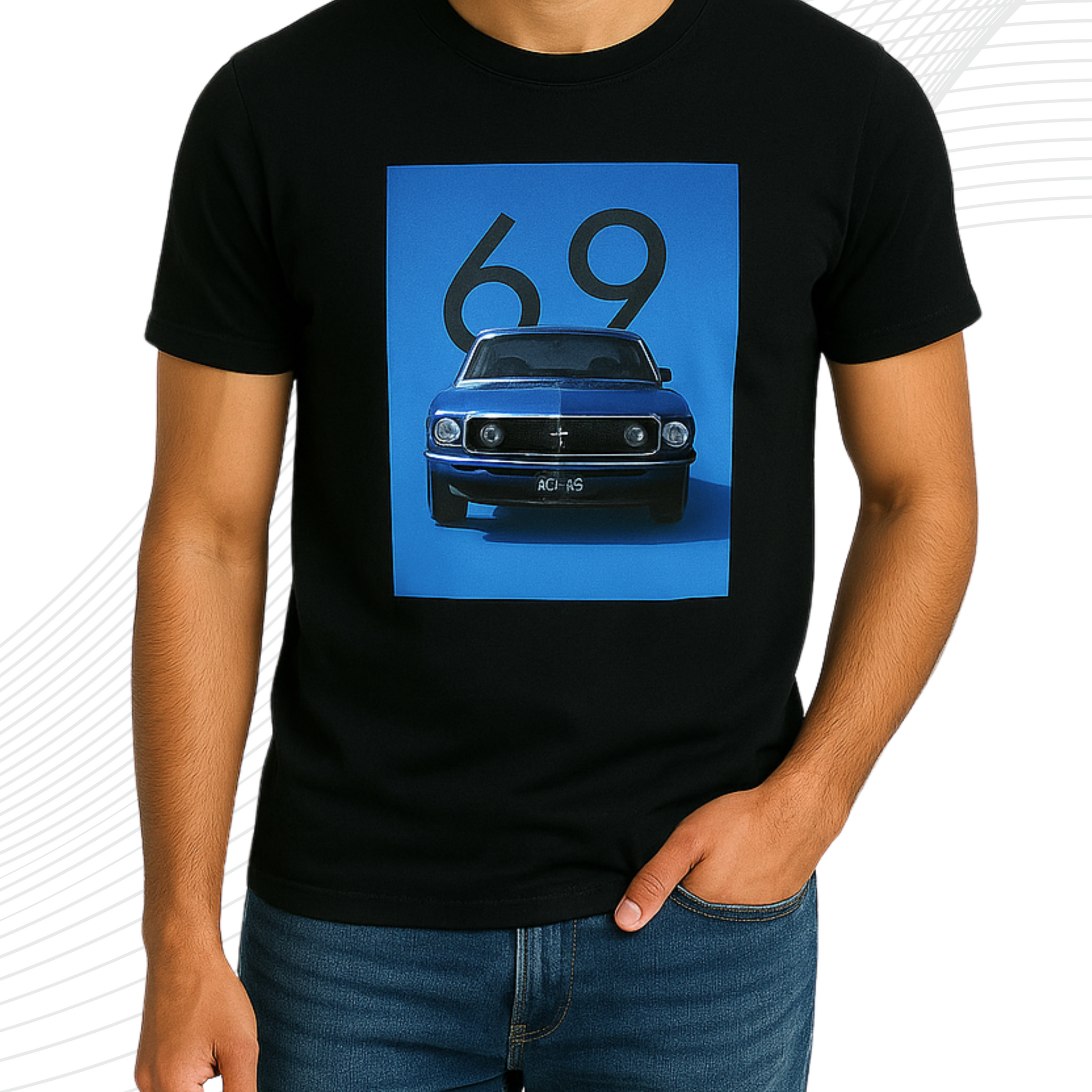 Premium Sports Printed T-Shirt/Tee for Men – Cotton Jersey Fabric (3295)