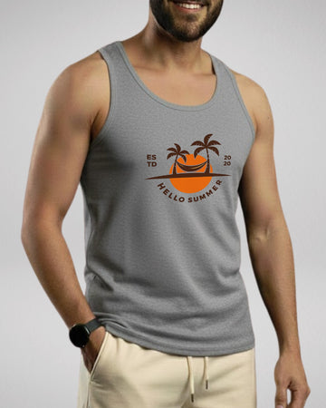 Grey Sandos FreeStyle Printed– Premium Quality & Comfortable Wear (Code 4739)
