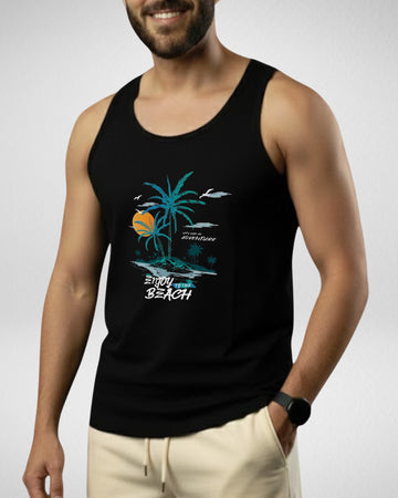 Black Sandos FreeStyle Printed– Premium Quality & Comfortable Wear (Code 4738)