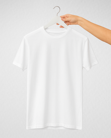 White Women’s Basic Tee – Jersey Fabric, Classic Fit, Everyday Comfort (3656)