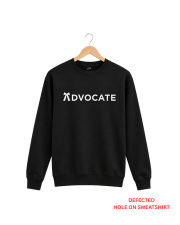 Men's Black Printed Sweatshirt DEFECTED (Code 5830)