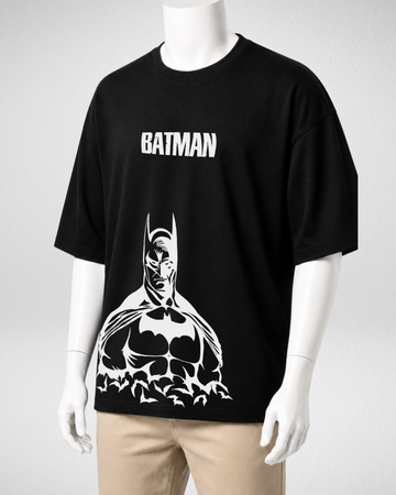 2 Color Option (Bat-Man) Drop Shoulder T-Shirt (Code 5488)