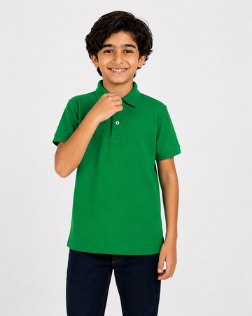 Knorr Green Boys Polo T-Shirt (Code 3235)