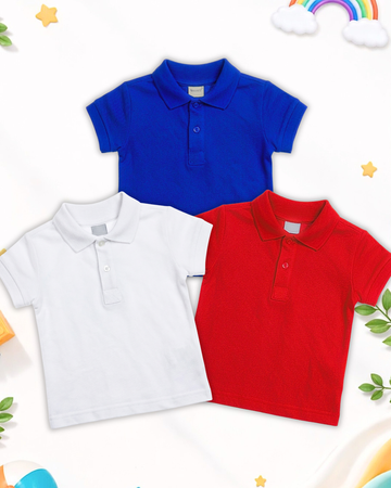 Premium Kids Polo Set – Pack of 3  (Code 4830)
