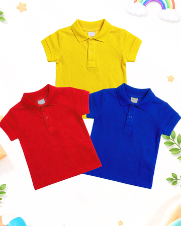 Premium Kids Polo Set – Pack of 3  (Code 4832)