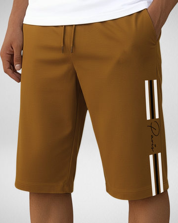 Men’s Knee Length Mustard Shorts(Code 4872)